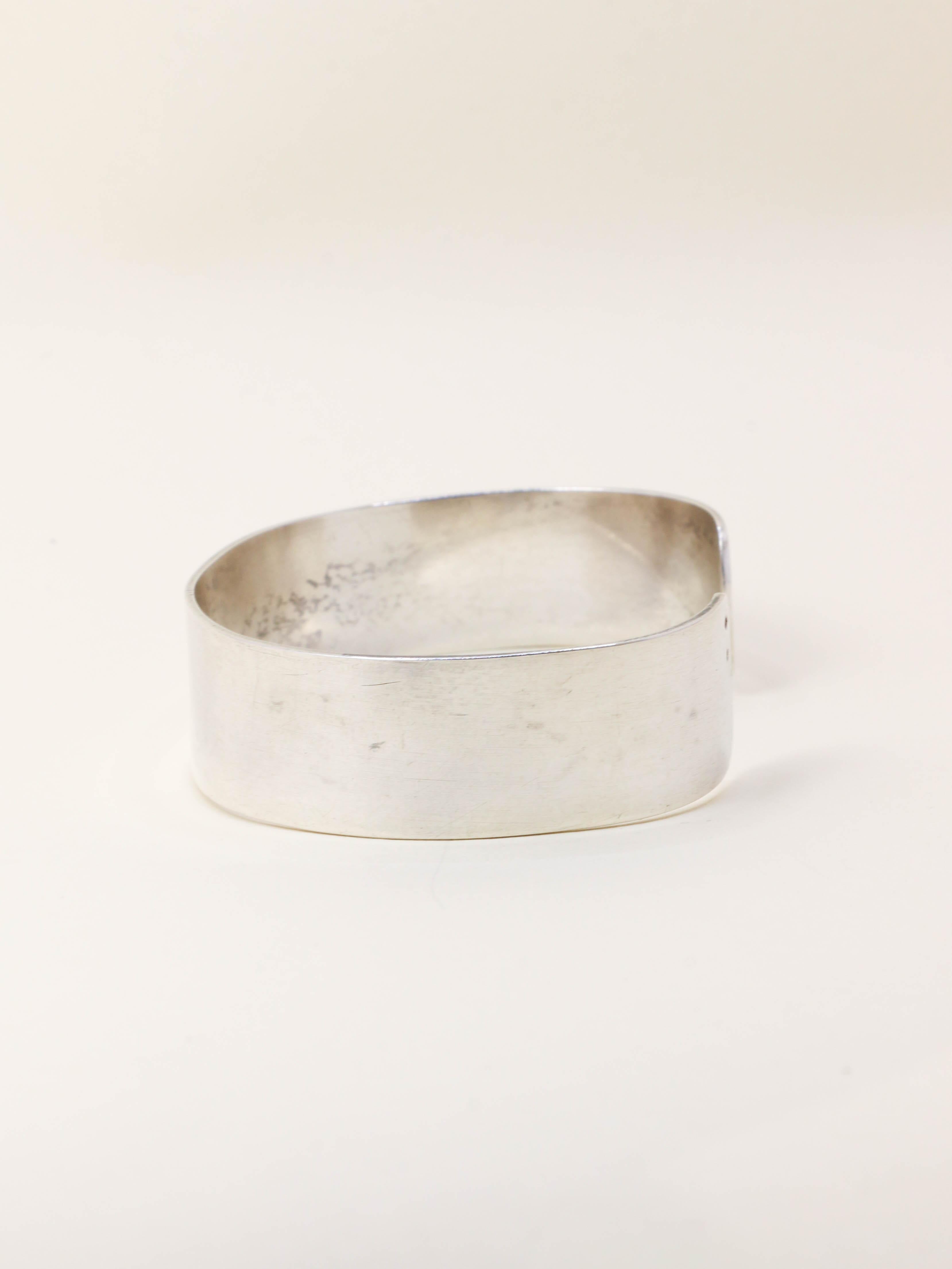 DINH VAN Bracelet jonc vintage carré