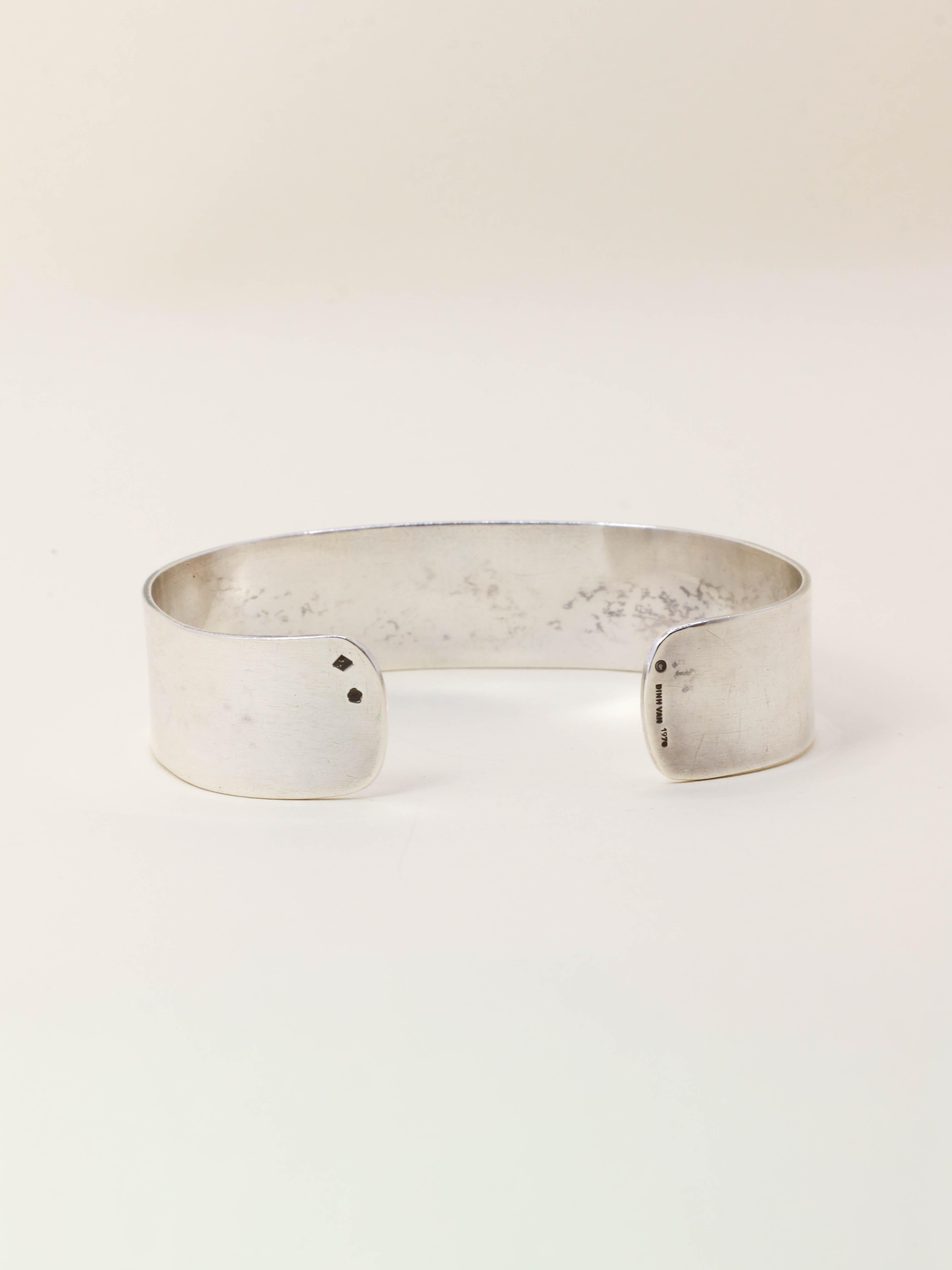 DINH VAN Bracelet jonc vintage carré