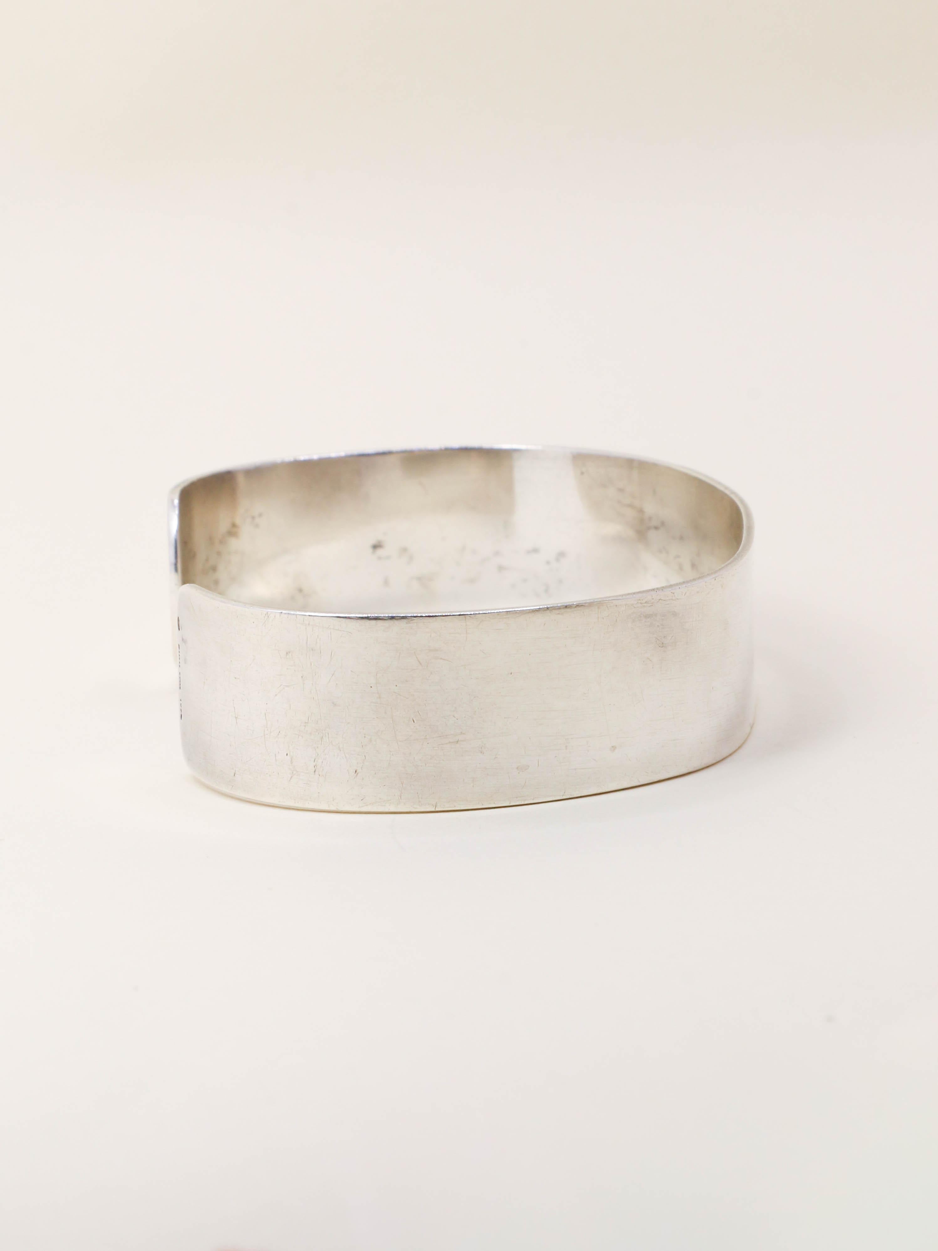 DINH VAN Bracelet jonc vintage carré