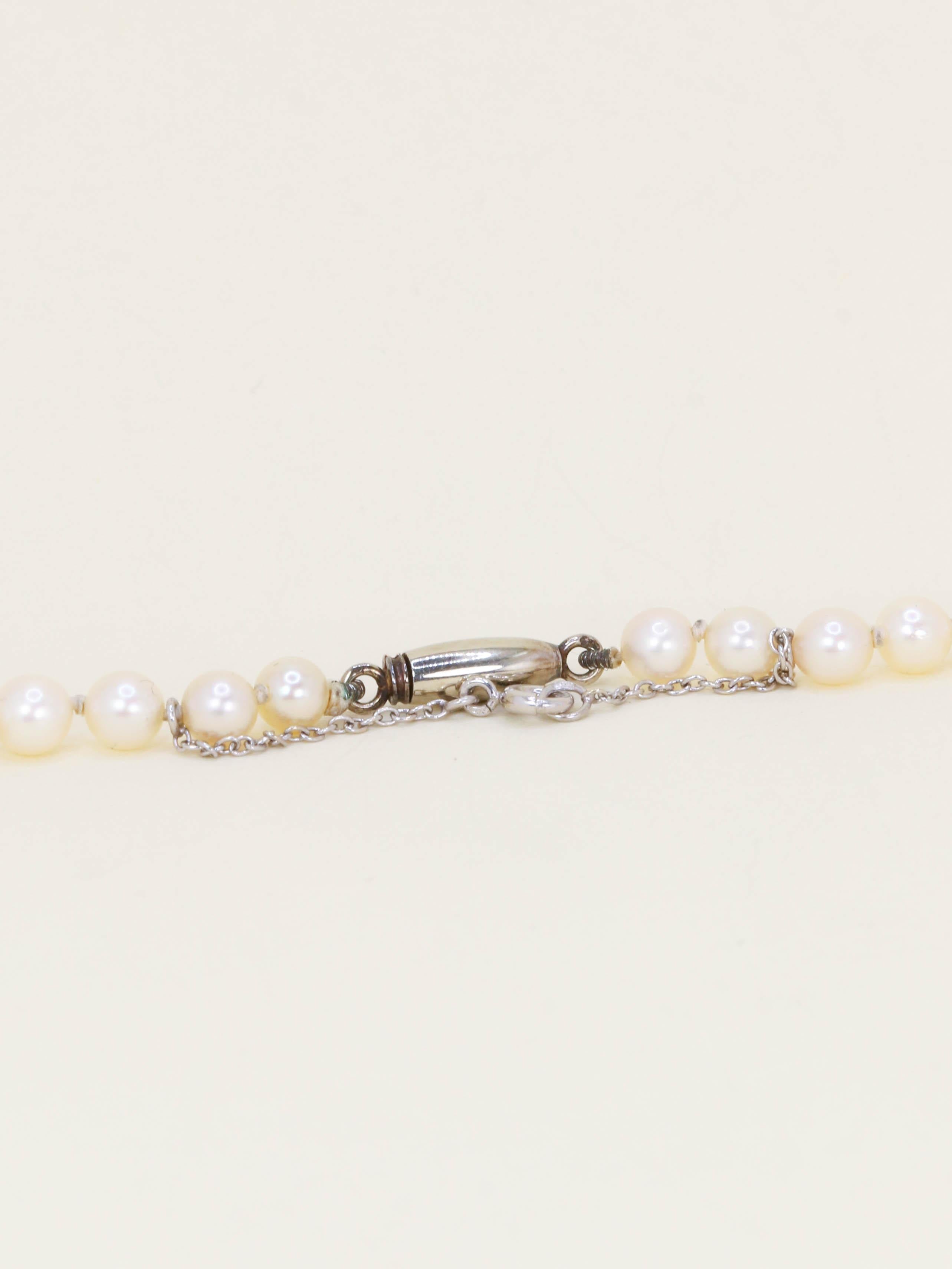 BOUCHERON Collier de perles de culture
