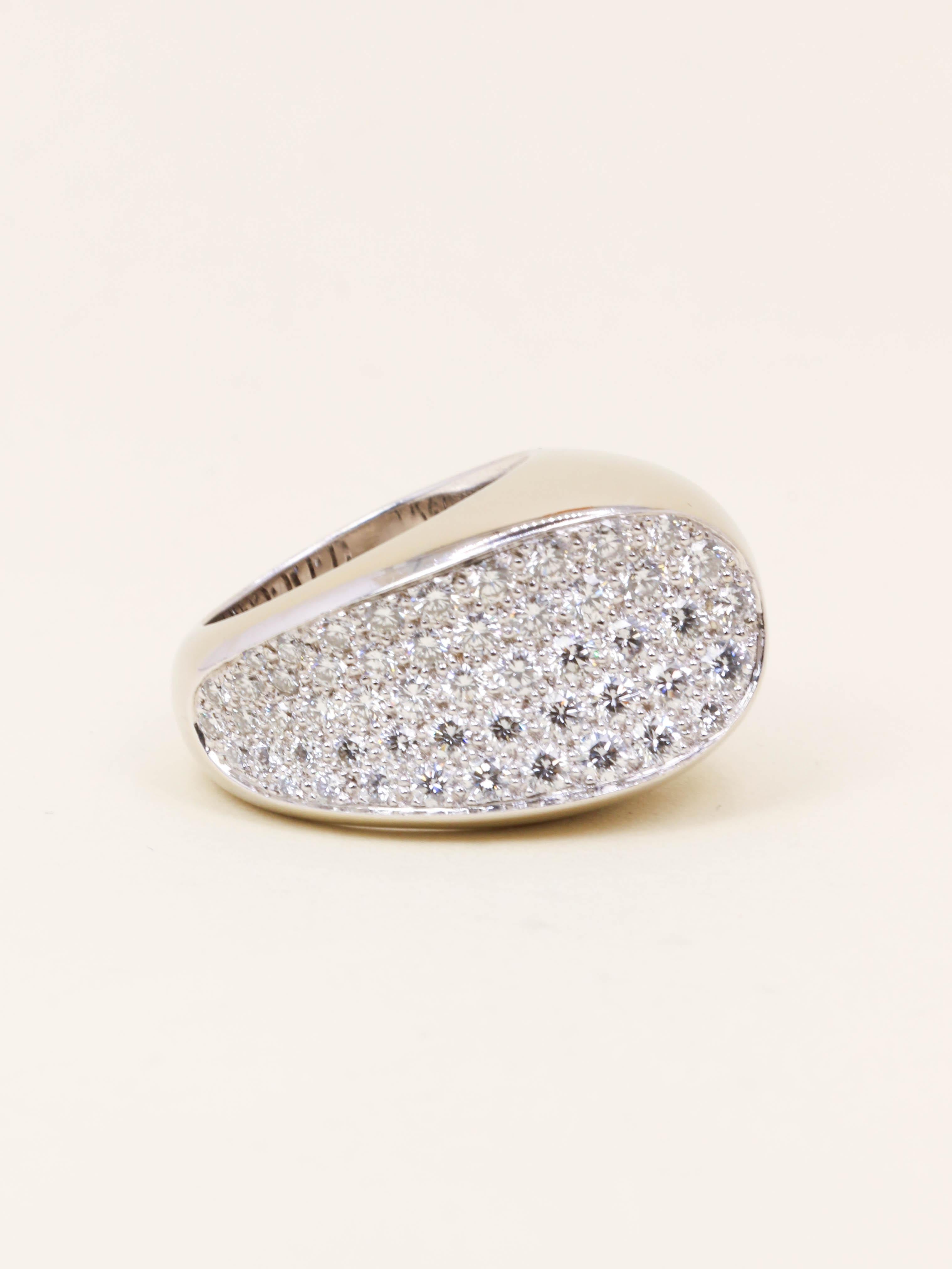 FRED Bague Candy or blanc diamants