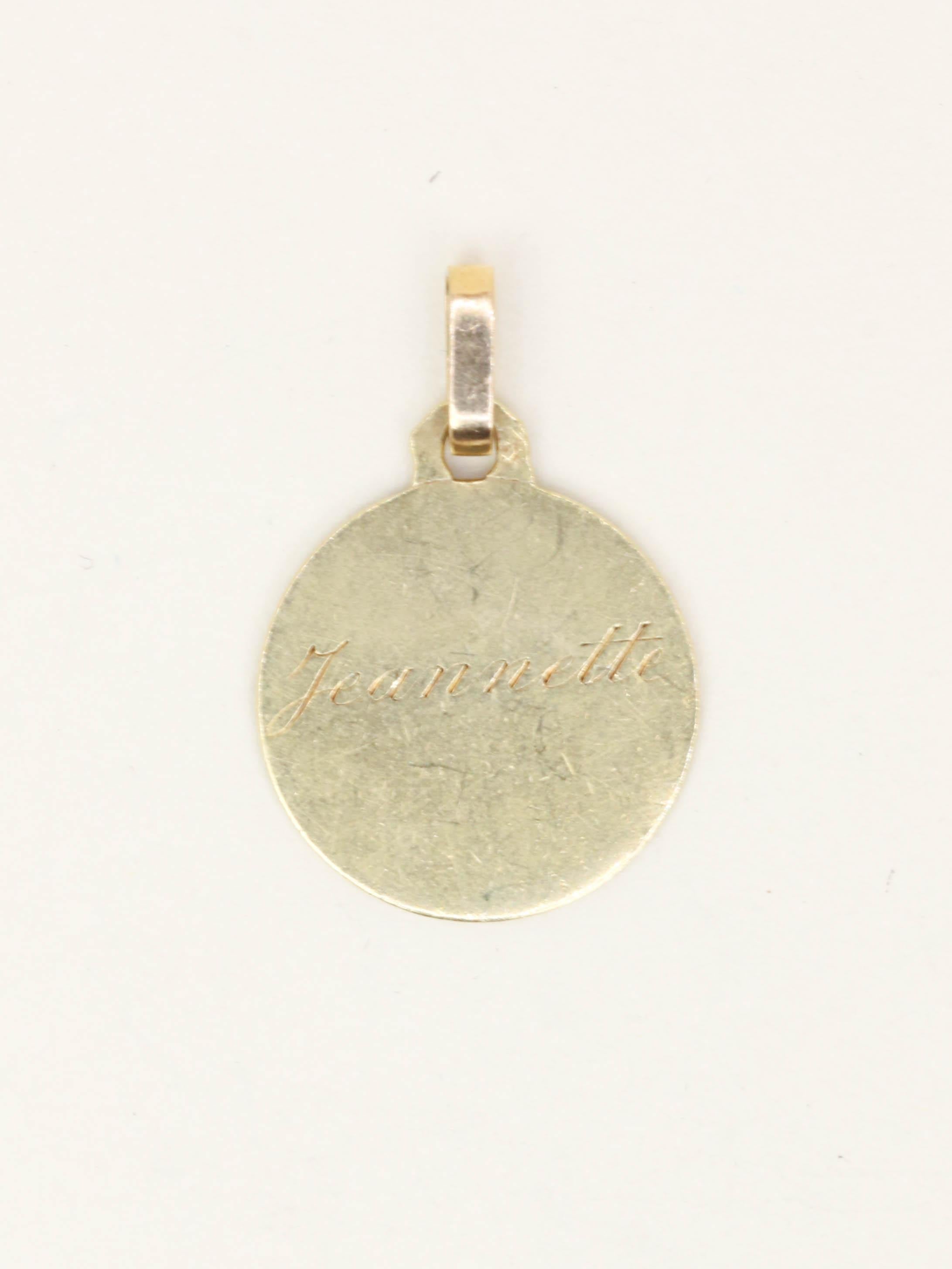 BRANDT Médaille Ange en or jaune