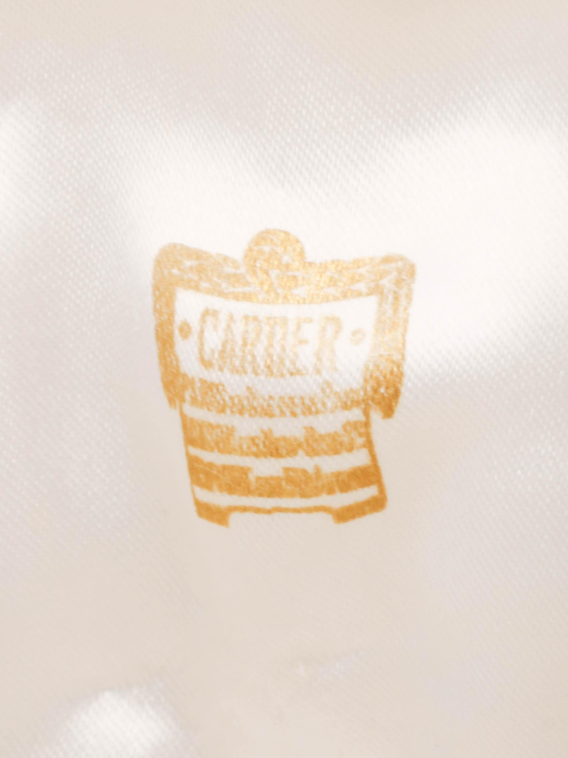 CARTIER Broche Plaque de jade diamants