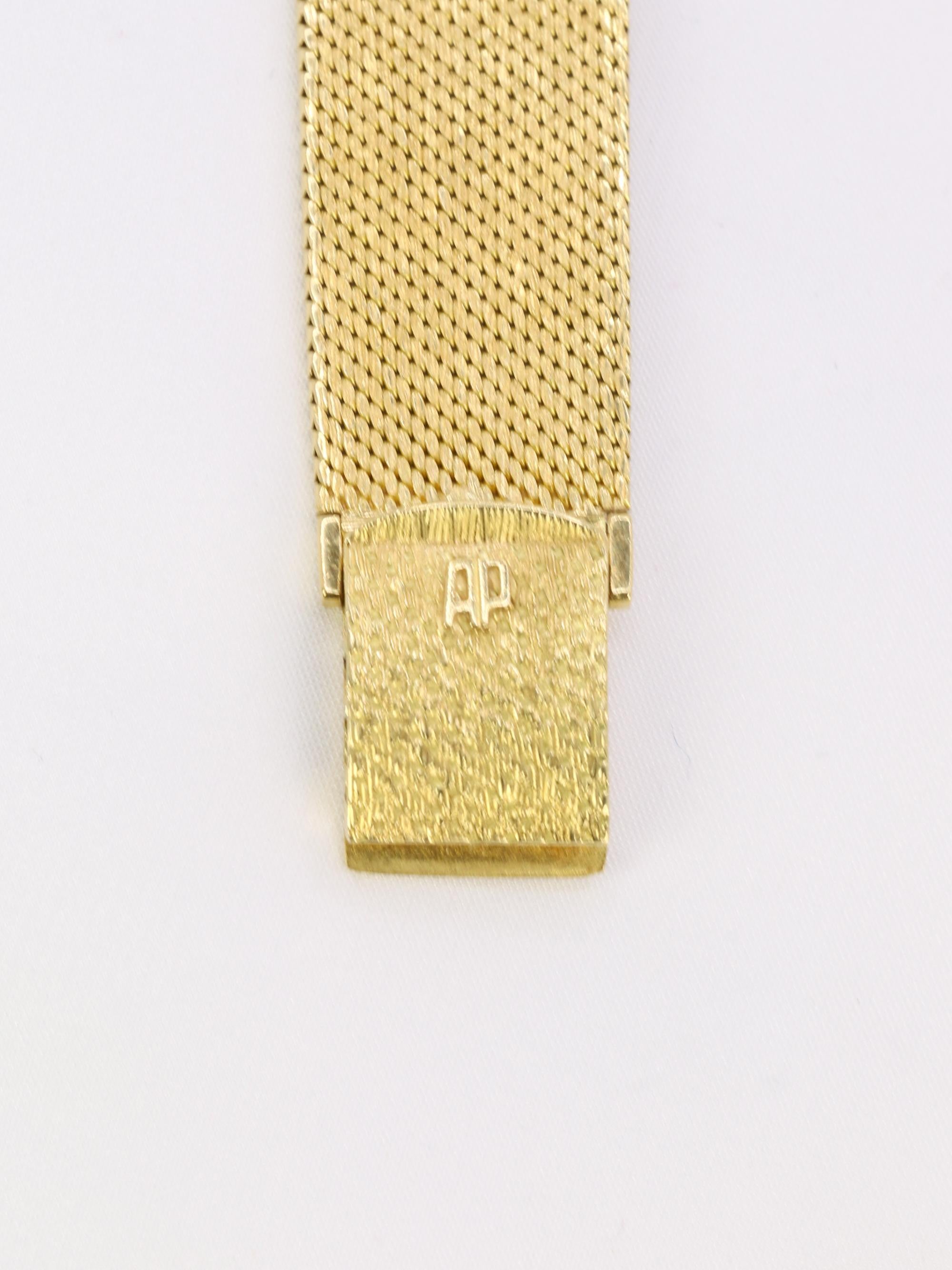 AUDEMARS PIGUET x GUBELIN Montre vintage or jaune