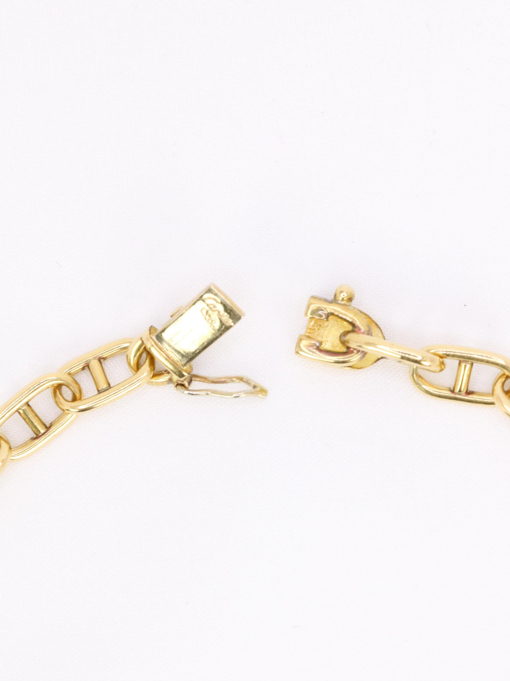 CARTIER Collier Cartier chaîne d'ancre or jaune