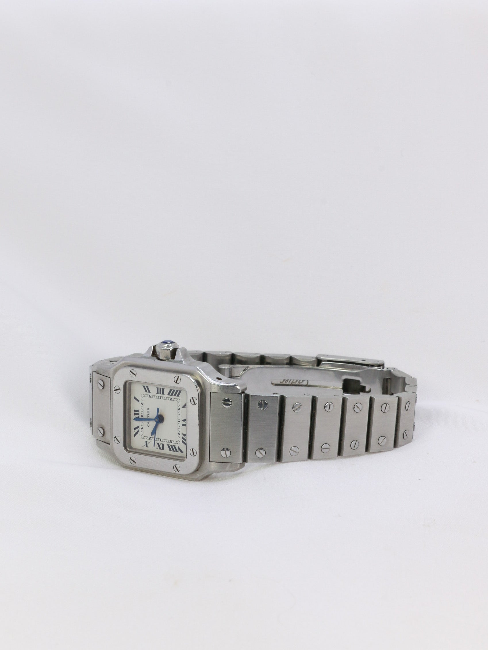 CARTIER Santos automatic vintage steel watch