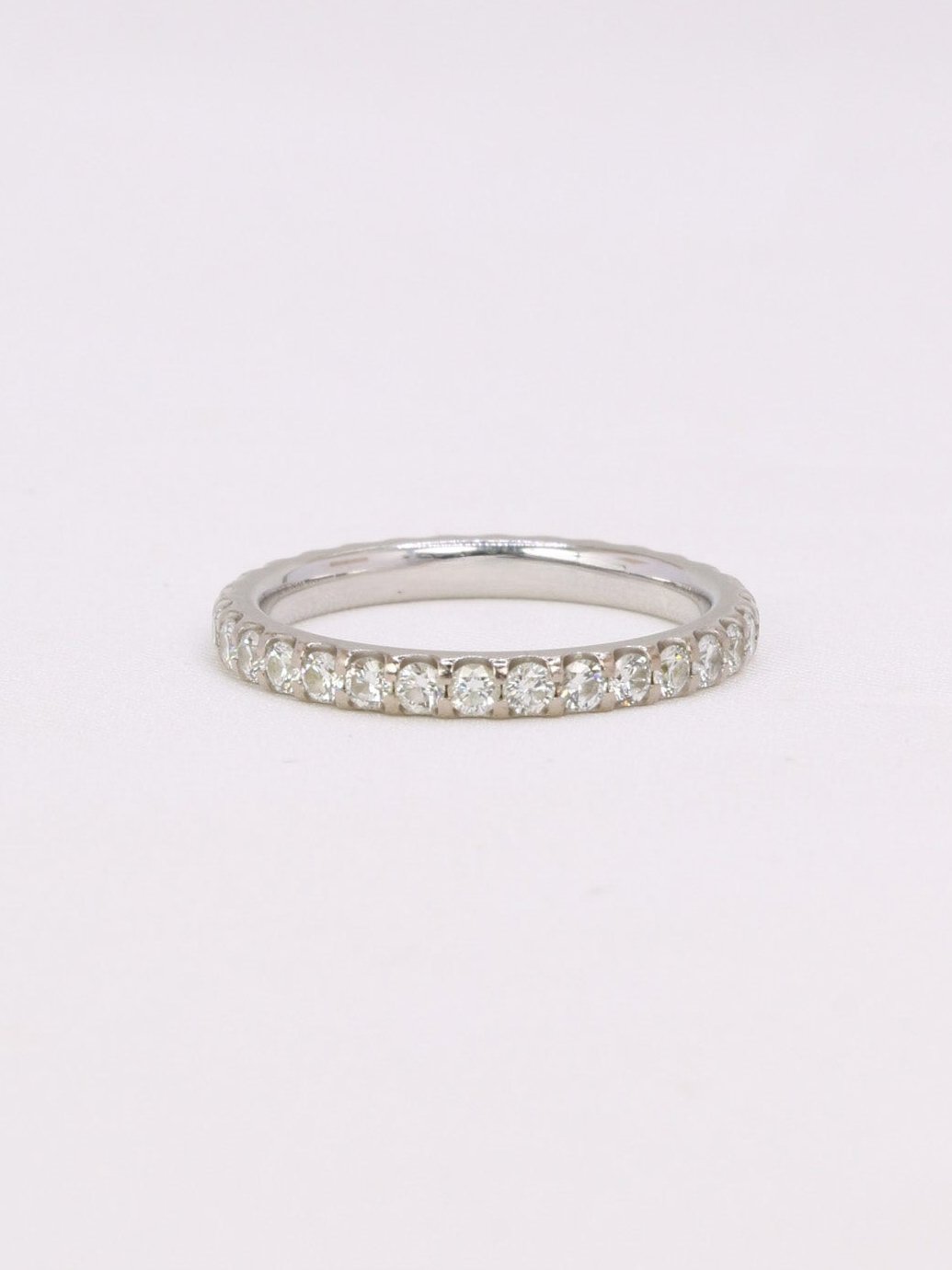 Alliance Mauboussin or blanc diamants ronds 1 carat