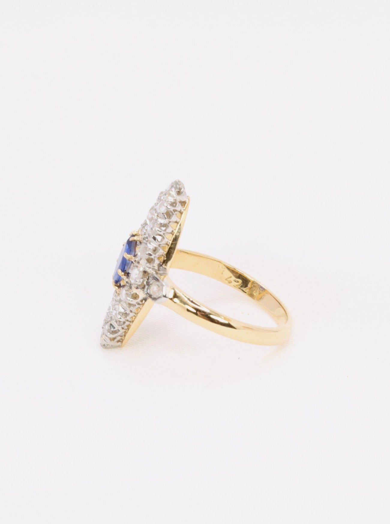 bague marquise vintage