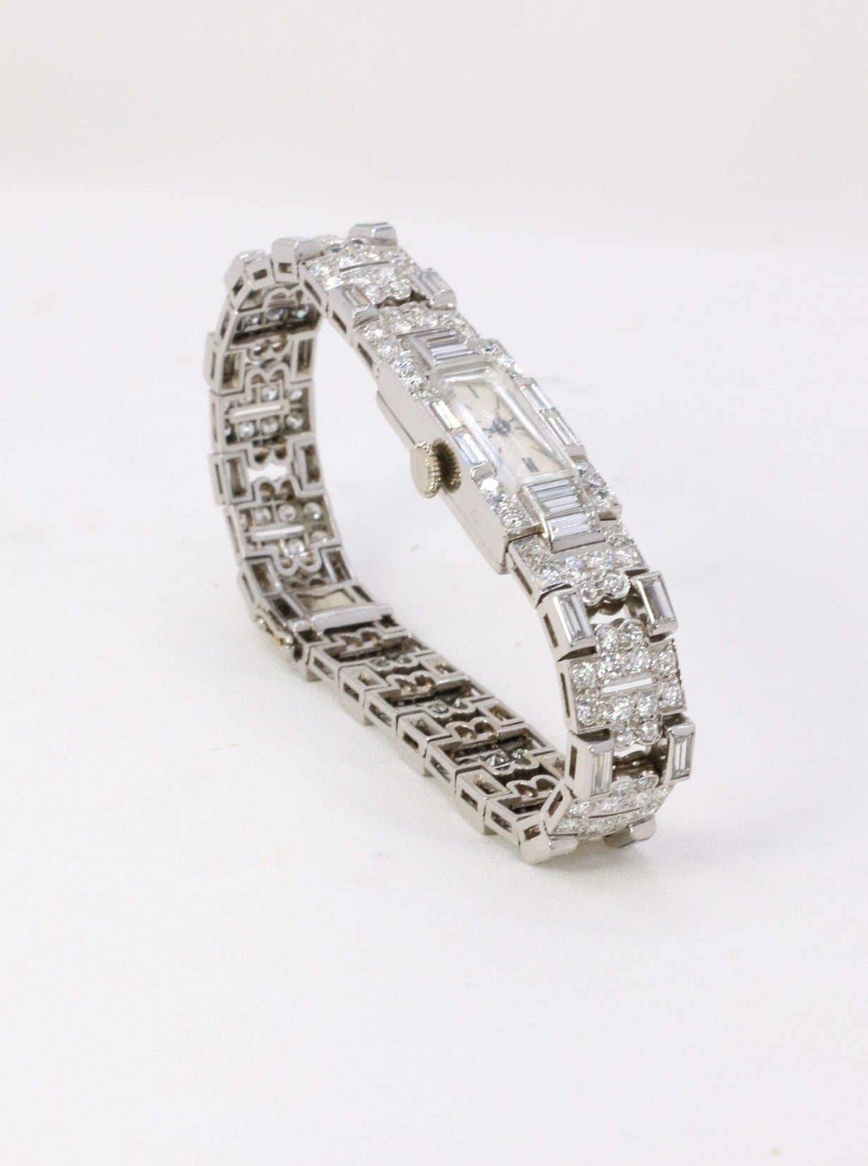 bracelet art deco diamants