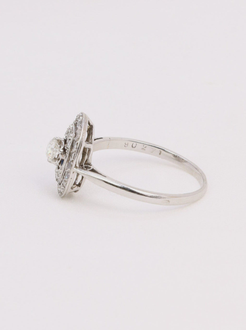 bague vintage diamant