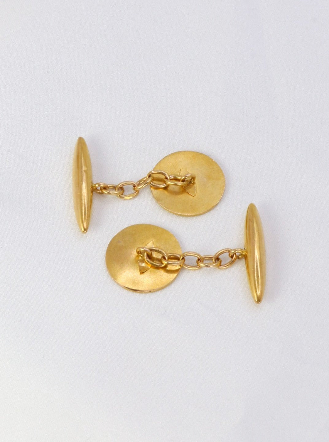 Boutons de manchette BECKER Art-Nouveau or