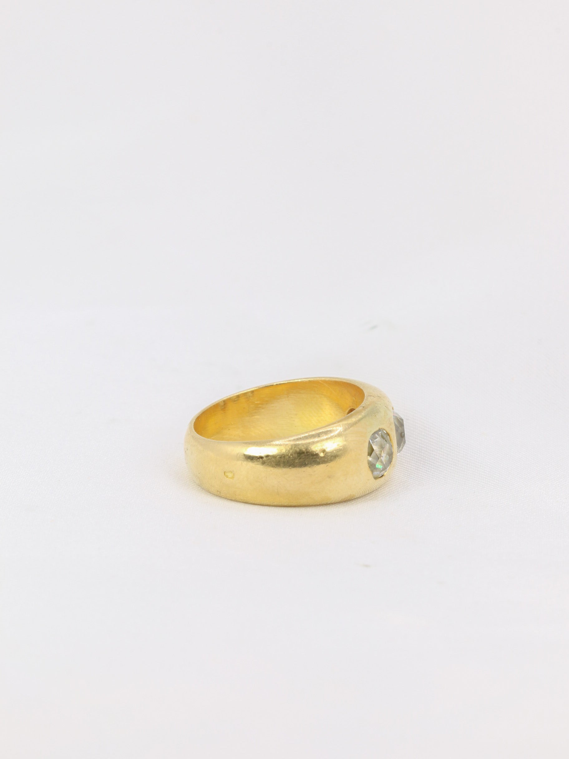 bague vintage or jaune 