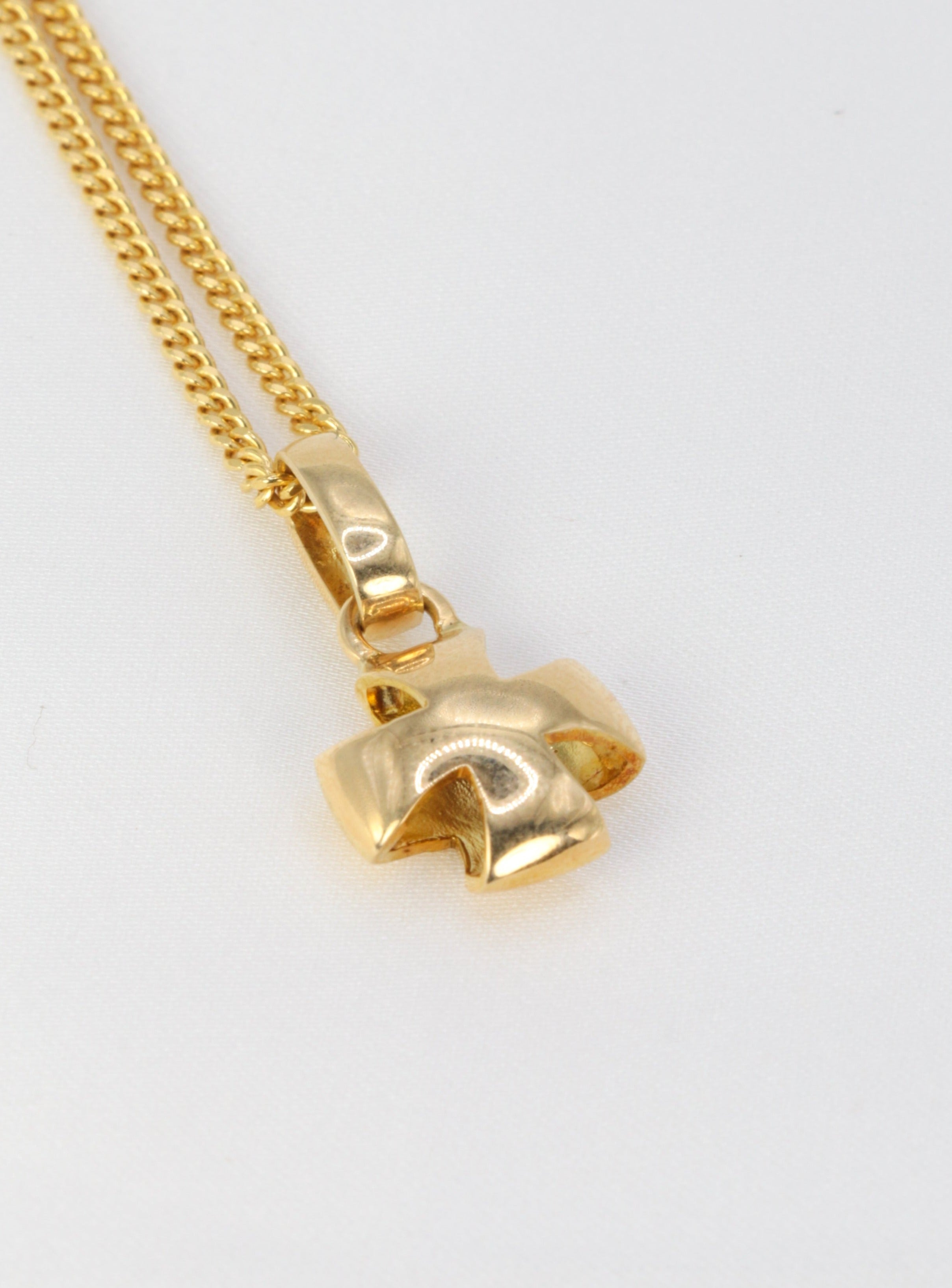 LALAOUNIS Cross chain and pendant in yellow gold