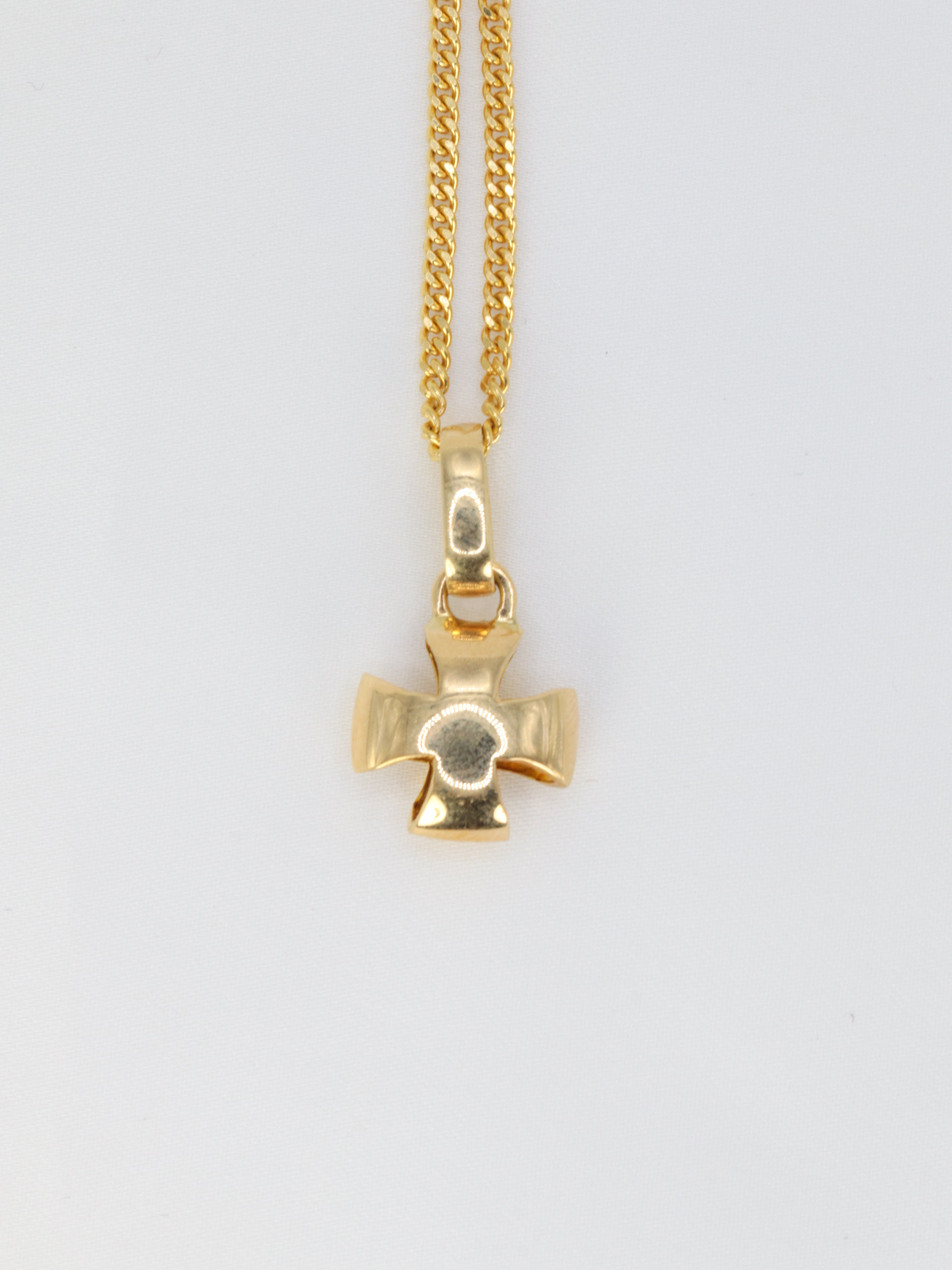 LALAOUNIS Cross chain and pendant in yellow gold