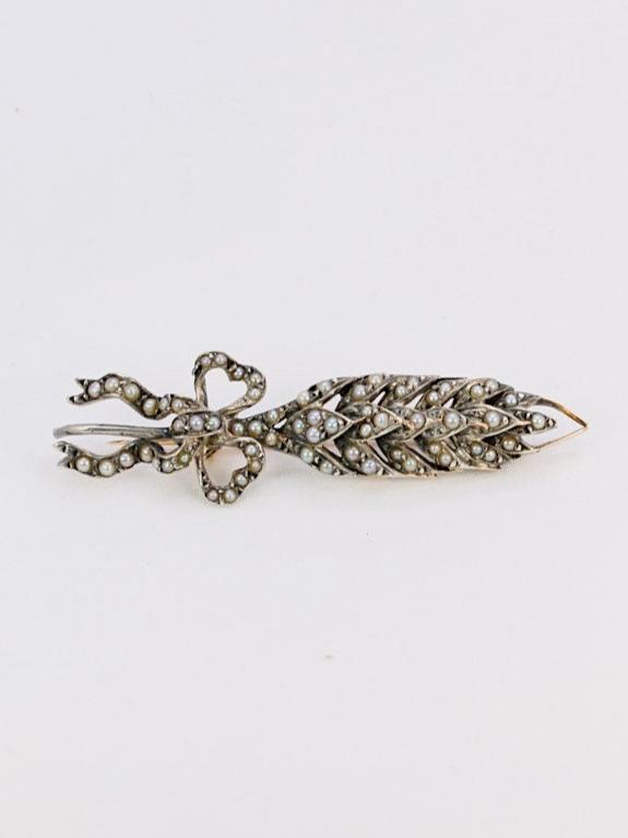 broche épis perle style Louis XVI