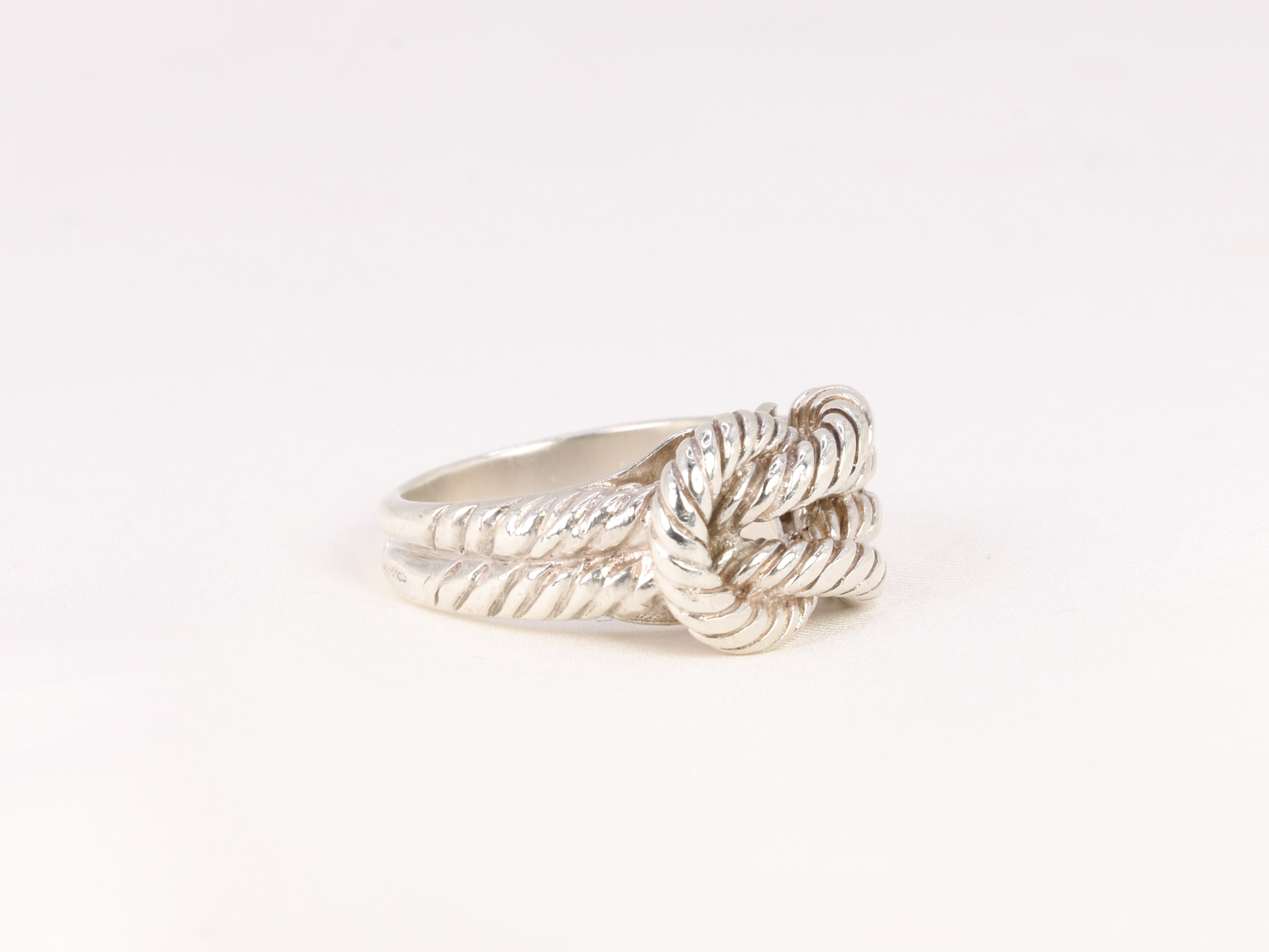 Hermès vintage Audierne model ring in silver