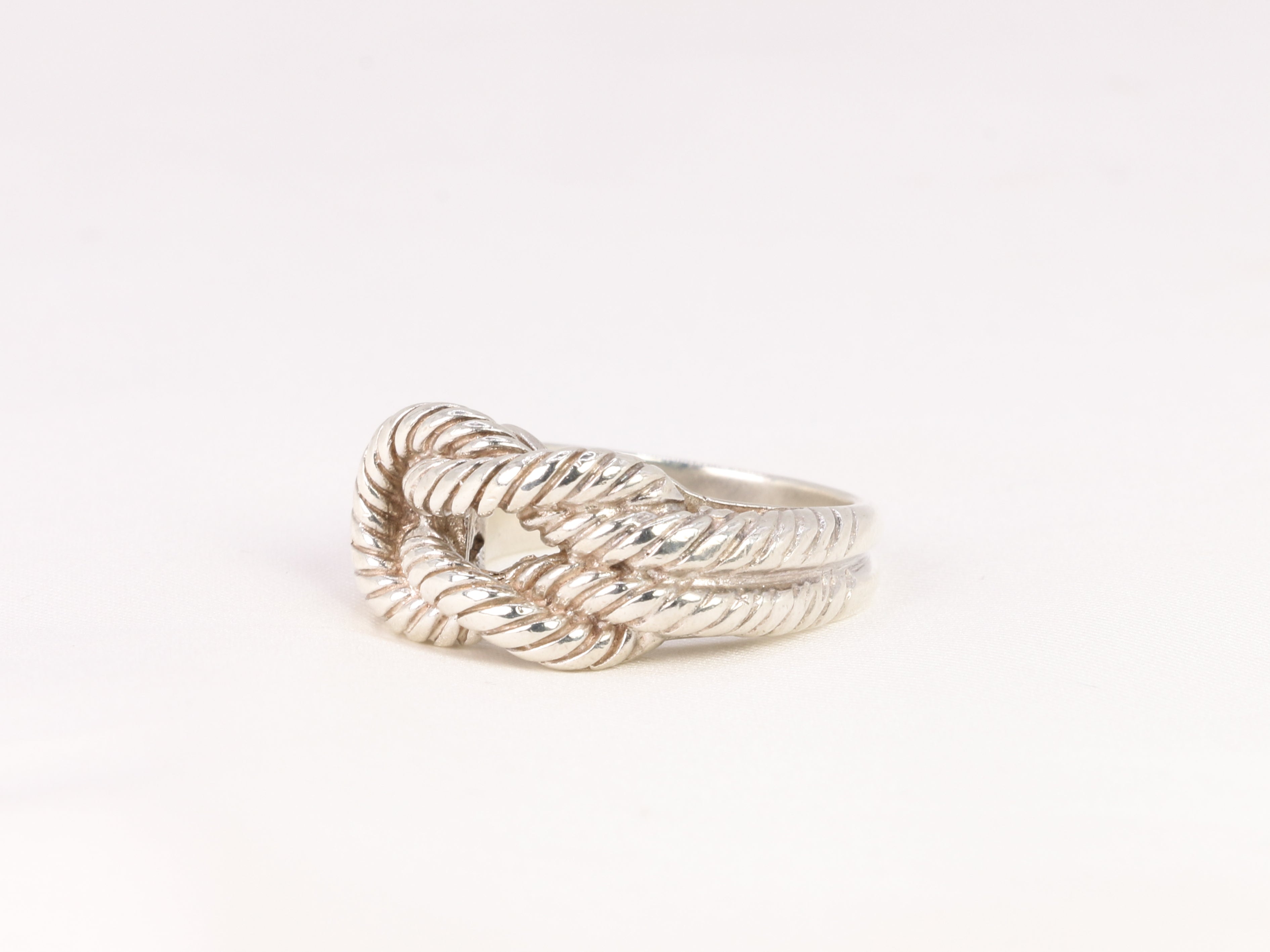 Hermès vintage Audierne model ring in silver