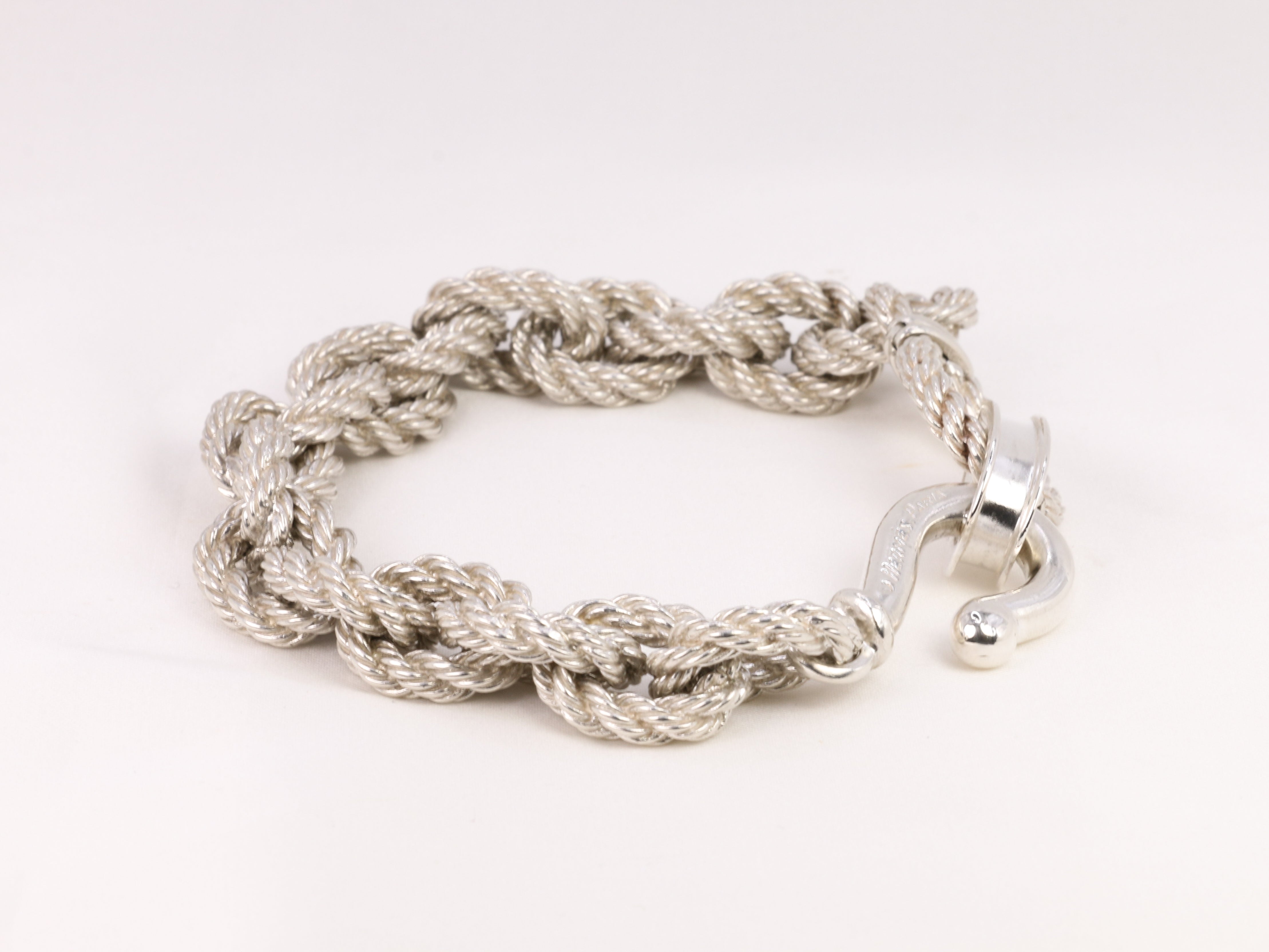 Vintage Hermès bracelet in silver by Gaëtan de Percin