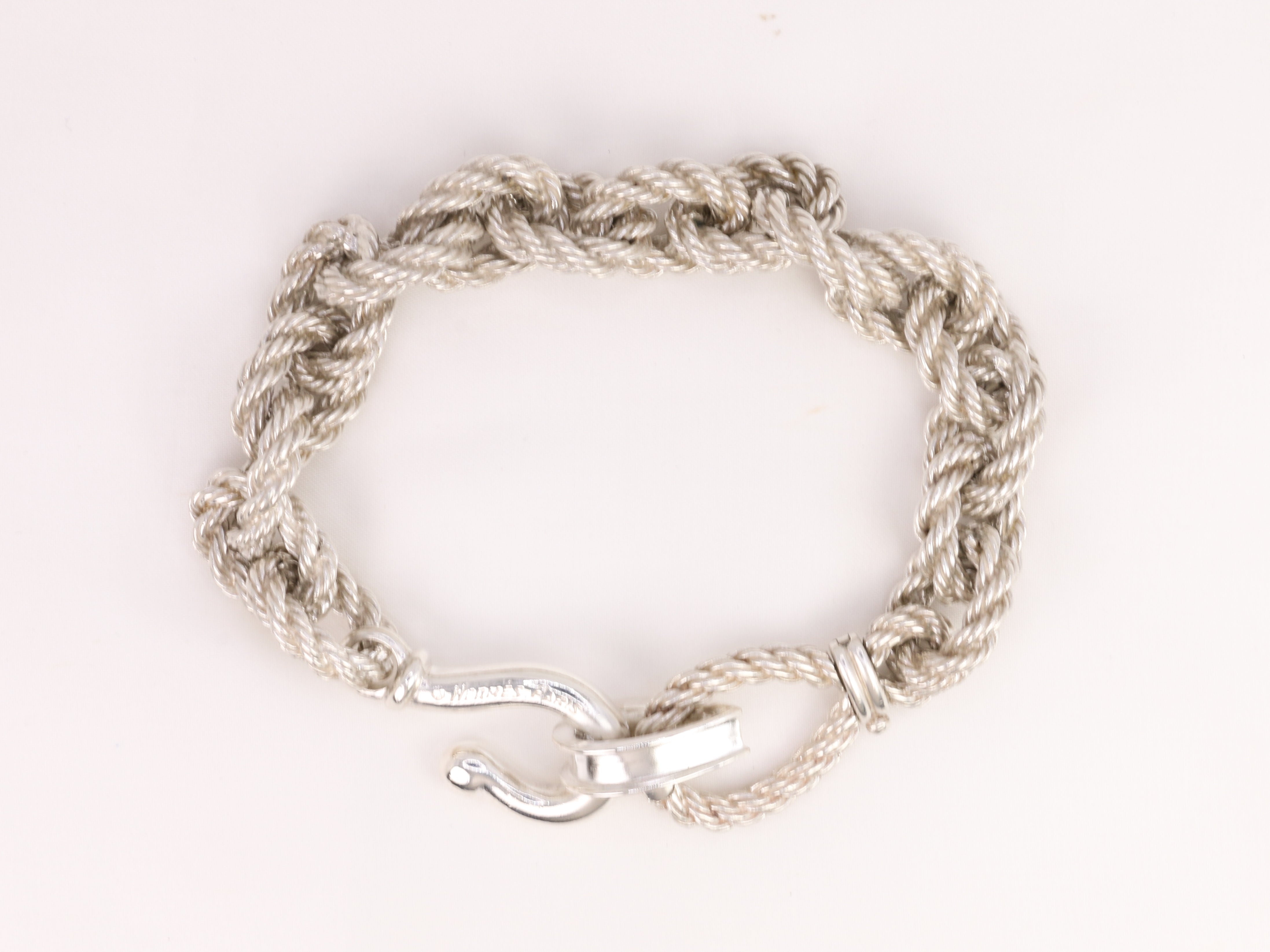 Vintage Hermès bracelet in silver by Gaëtan de Percin