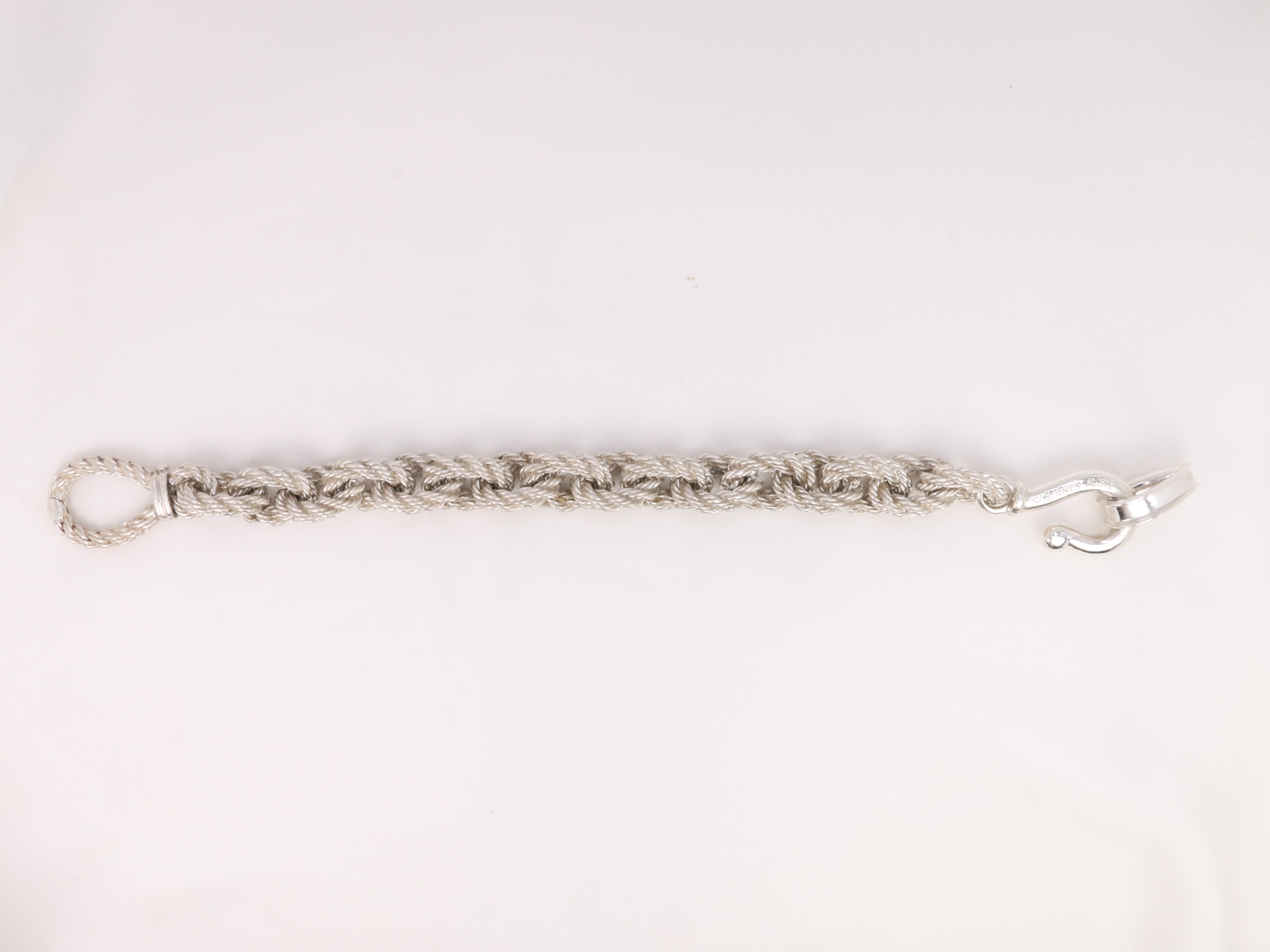 Vintage Hermès bracelet in silver by Gaëtan de Percin