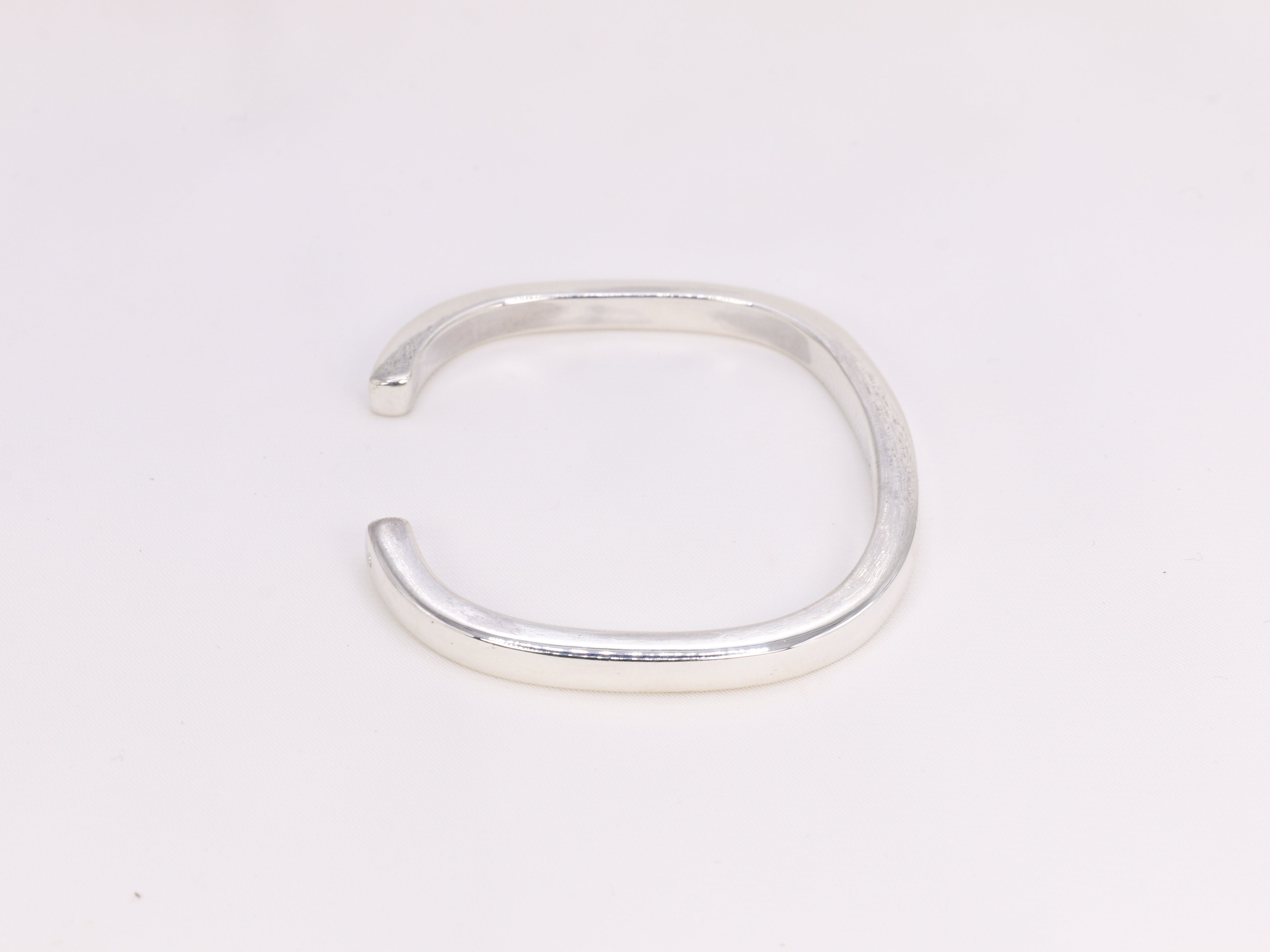 Vintage Dinh Van bracelet in silver, Square model