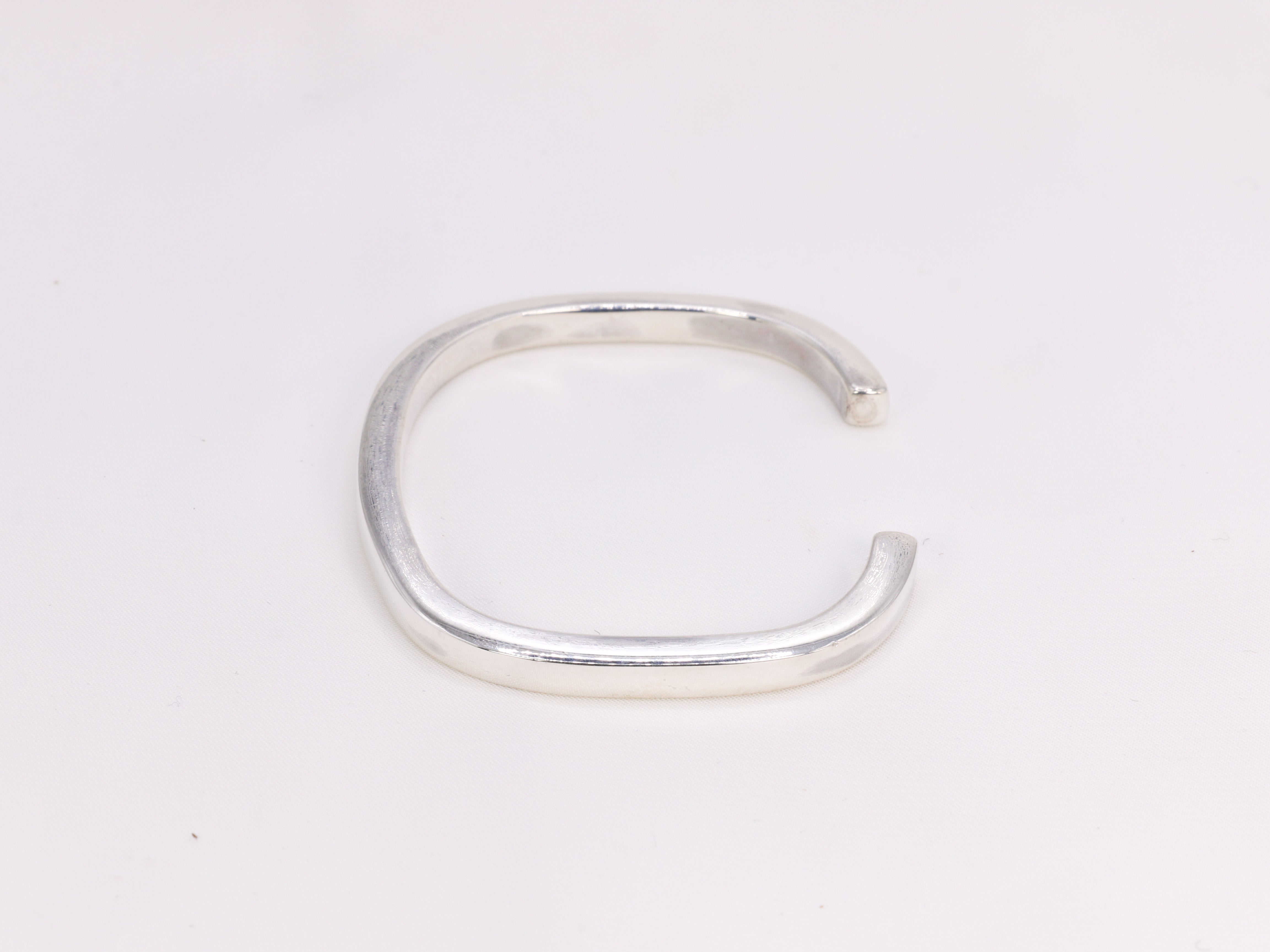 Vintage Dinh Van bracelet in silver, Square model